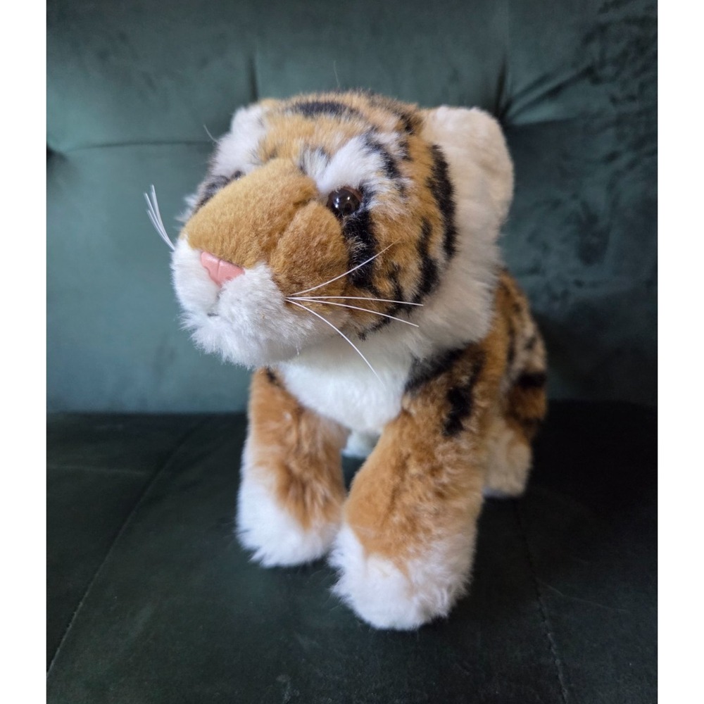 Vintage 2003 Leosco SOS Save Our Space Realistic Tiger Cub Plush 12''